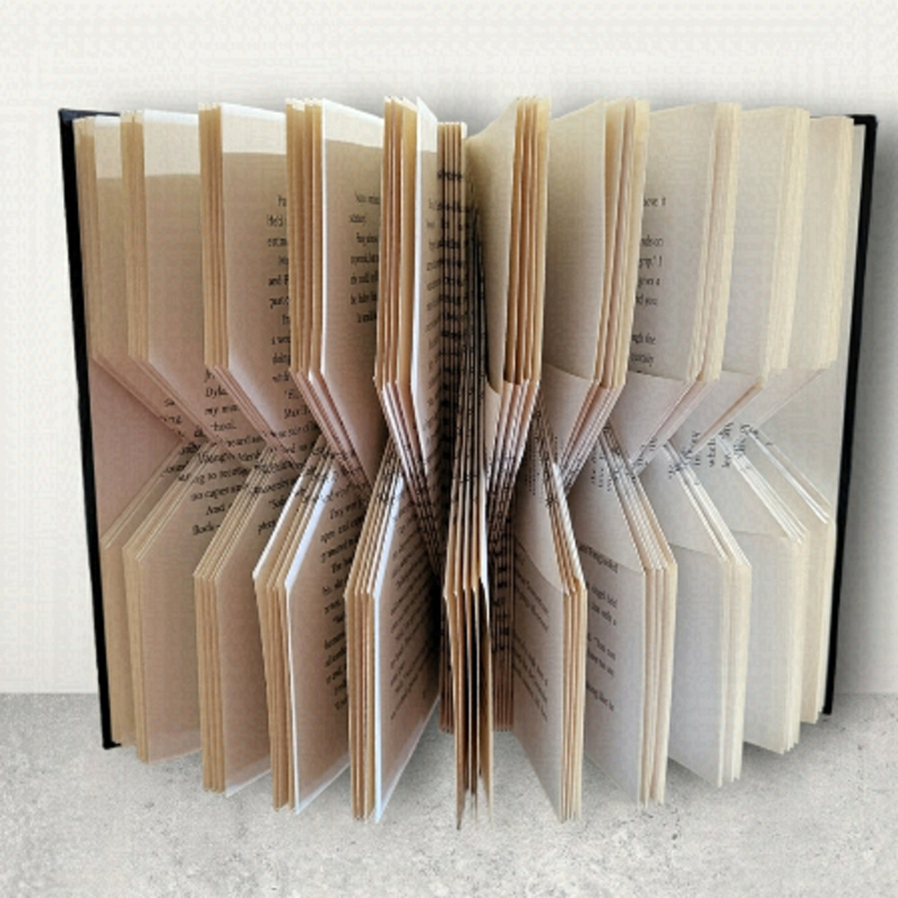 Custom Folded Book Art Decor